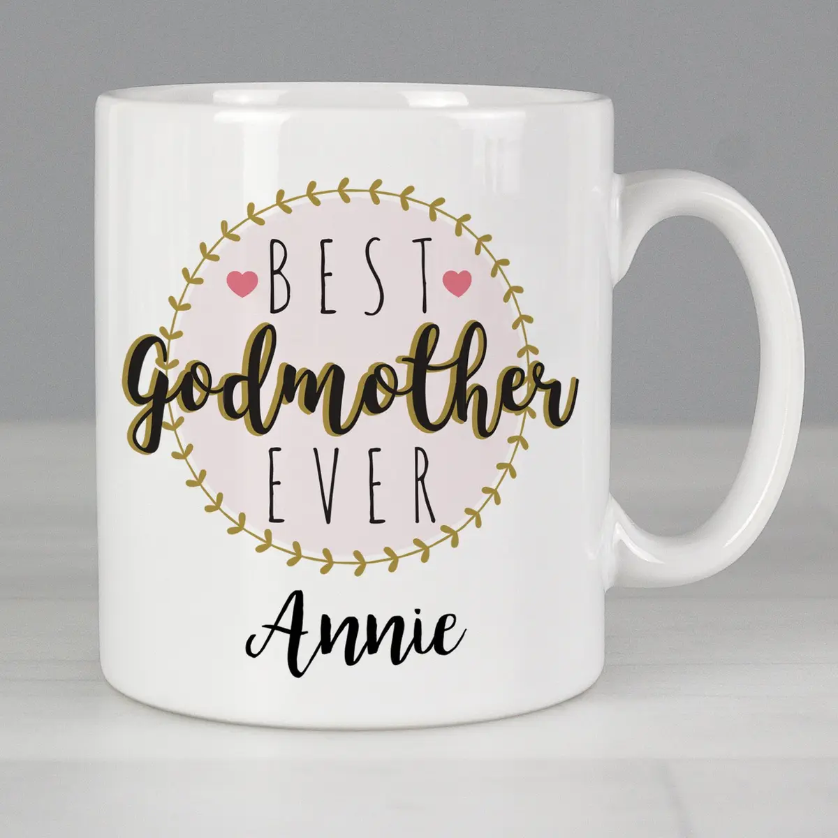 Personalised Best Godmother ceramic mug