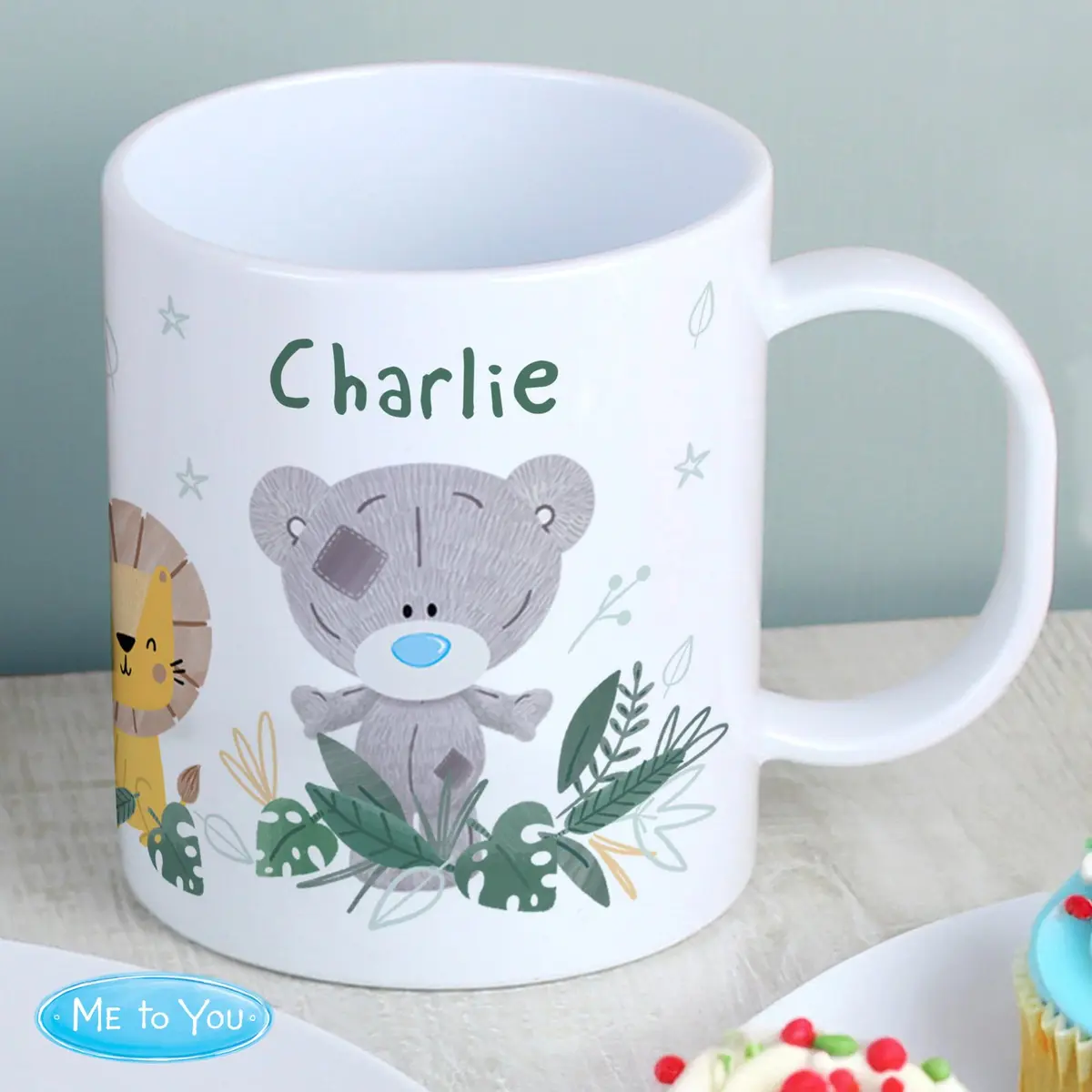 Tiny Tatty Teddy jungle animals plastic mug
